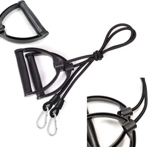 Miniatura 6 de Paquete de 2 bandas de resistencia de repuesto con asas, bandas elásticas de ejercicio para mini escaleras, fitness, escalera, máquina