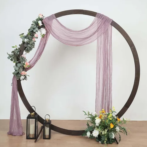 Miniatura 91 de Efavormart - Camino de mesa de gasa verde salvia de 10 pies, tela de gasa de 120 pulgadas para bodas de jardín botánico, eventos de primavera