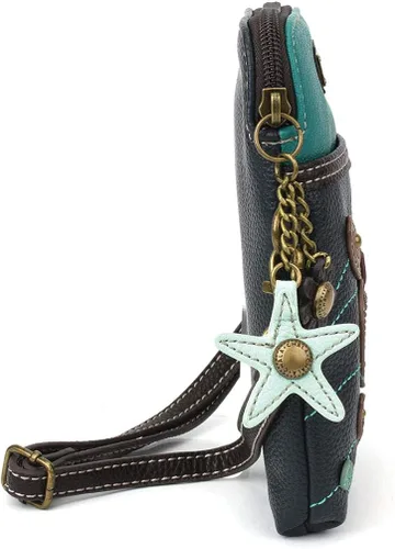 Miniatura 3 de CHALA Crossbody Cell Phone Purse-Women Canvas Multicolor Handbag with Adjustable Strap