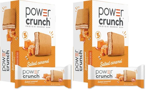 Miniatura 10 de Power Crunch - Barras de oblea proteica, snacks altos en proteínas con delicioso sabor, red velvet, 1,4 onzas (12 unidades)