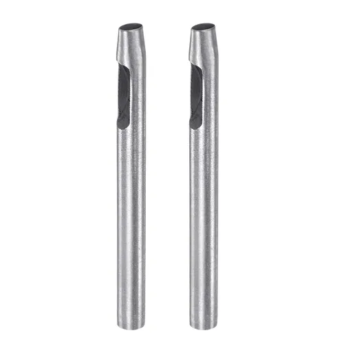 Miniatura 7 de HARFINGTON Perforadora de agujero ovalada de 0.197x0.276 in de cuero hueco cortador troquelado para banda de reloj de correa de trabajo de artesanía