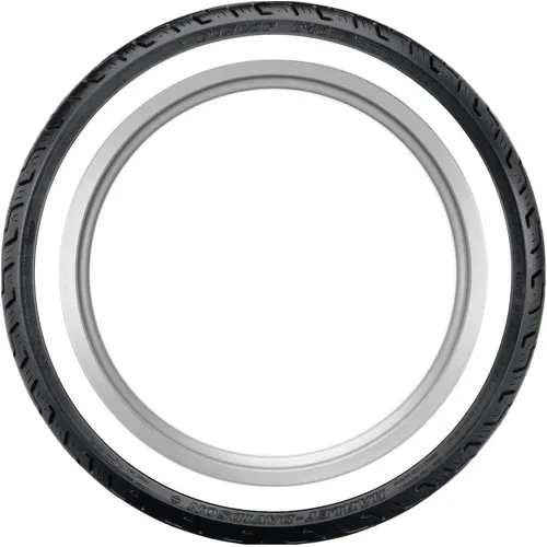 Miniatura 4 de Dunlop Neumático delantero de motocicleta D401 100/90-19 (57H) de pared blanca ancha - Compatible con: BMW F650 1997-1999
