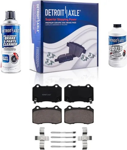 Miniatura 44 de Detroit Axle - Pastillas de freno traseras para Kia Sportage 2017-2022, Hyundai Tucson 2016-2021, pastillas de freno de cerámica 2018 2019 2020