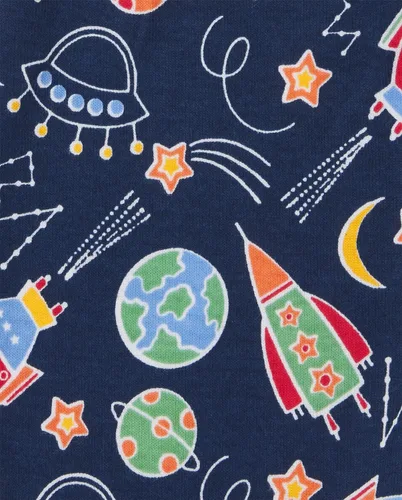 Miniatura 4 de The Childrens Place Conjunto de pijama unisex de 2 piezas para bebés y niños pequeños de manga corta ajuste cómodo 100 algodón