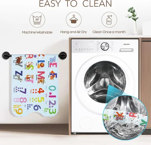 Miniatura 6 de SHUCHING Tapete de baño para bebé antideslizante de 40 x 16 pulgadas, tapete de baño para niños, sin moho, tapete de ducha antideslizante para baño