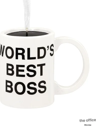 Miniatura 6 de Hallmark The Office World's Best Boss Adorno Navideño de Taza de Café (0002HCM9116)