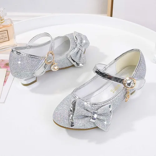 Miniatura 4 de Cadidi Dinos Zapatos de vestir para niñas, zapatos de fiesta de boda, zapatos de tacón Mary Jane Princesa (bebéniño pequeñoniño grande)