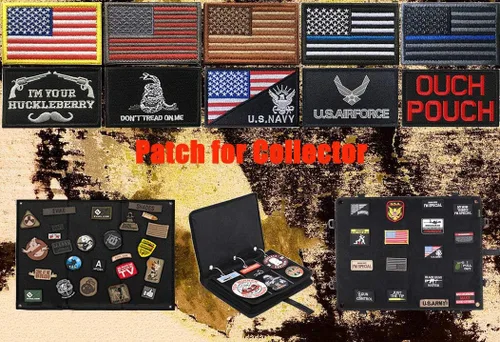 Miniatura 7 de Zcketo Paquete de 2 paquetes de insignia táctica de combate militar con gancho y bucle de modo bestia bordado para ropa militar, ropa, sombreros, K9