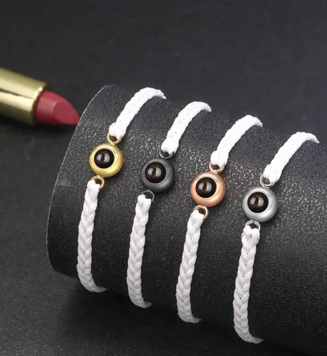 Miniatura 6 de Pulsera de fotos personalizada, pulsera con foto personalizada para mujeres y hombres, pulsera con imagen en el interior, regalos personalizados