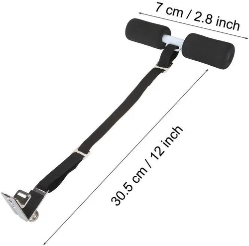 Miniatura 2 de Dioche Cama para sentarse, ejercicio portátil para sentarse en casa, equipo de entrenamiento en casa para culturismo (negro)
