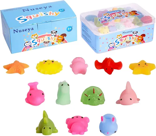 Miniatura 6 de 30 juguetes esponjosos Mochi sin duplicados, regalo para niños, niñas, niños, recuerdos de fiesta, kawaii, mini juguetes sensoriales para aliviar