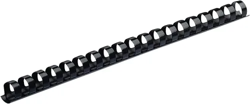 Miniatura 4 de Fellowes 52326 Peines de plástico para encuadernación, parte trasera redonda, 1/2 pulgada, 90 hojas, negro, paquete de 100