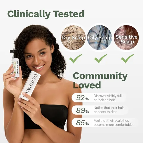 Miniatura 4 de Suero para el cuero cabelludo para la pérdida de cabello: reduce la caída del cabello y mejora la salud del cuero cabelludo, ayuda con los signos
