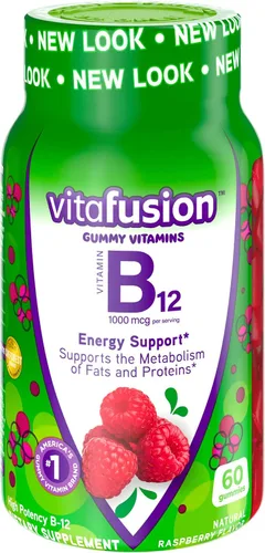 Miniatura 5 de Vitafusion Fiber Well, suplemento de fibra sin azúcar, 90 unidades. Vitaminas gomosas B12, 60