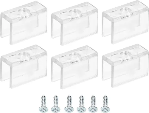 Miniatura 13 de MECCANIXITY Clips de montaje para luces de cuerda, accesorios de soporte de montaje de canal de pared para tira de neón LED de 0.315 in