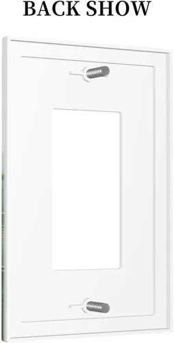 Miniatura 47 de Placa Decorativa de Pared de Granja Rústica con Cuerno de Madera para Puerta de Granero 1 Banda Duplex Cubiertas de Toma Eléctrica Soltera