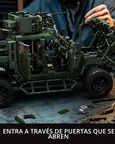 Miniatura 3 de Nifeliz M-ATV - Juego de construcción de automóviles militares para adultos, modelo de vehículo táctico blindado para construir, juego de autos