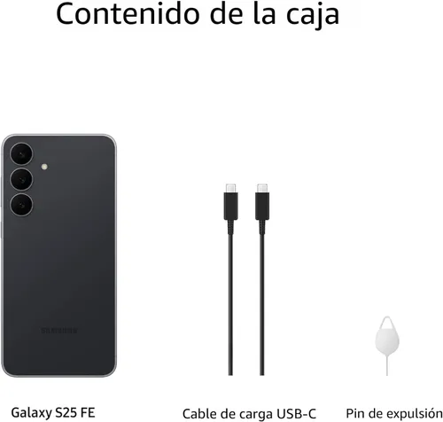 Miniatura 10 de SAMSUNG - Smartphone Galaxy S25 FE desbloqueado 128 GB con IA, pantalla grande, batería 4900 mAh, cámara de alta resolución, ediciones de fotos