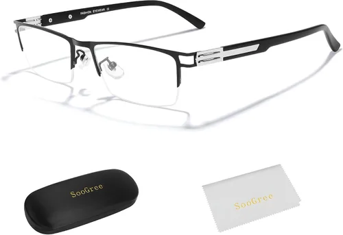 Miniatura 11 de SooGree Blue Light Blocking Multifocus Progressive Reading Glasses Bifocal Far and Near Dual Purpose for Men Reading Glasses