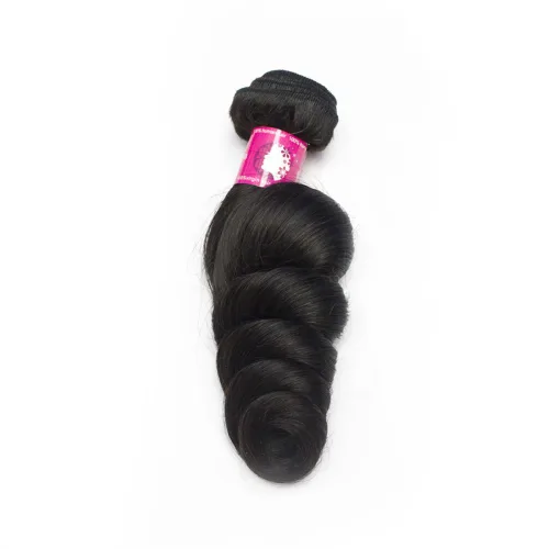 Miniatura 16 de Deep Curly Hair Bundle Brazillian Virgin Hair Weft Supplier 1pcs 12 Inch 1B Black 100g Soft Remy Hair Bundles