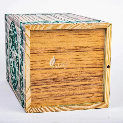 Miniatura 3 de Urna de palisandro hecha a mano para cenizas humanas, urnas de madera para adultos del árbol de la vida hechas a mano, urna de cremación fúnebre