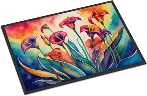 Miniatura 25 de Caroline's Treasures DAC1455MAT - Felpudo de la reina de la noche con diseño de cactus en color de 18 x 27 pulgadas, tapete para puerta delantera