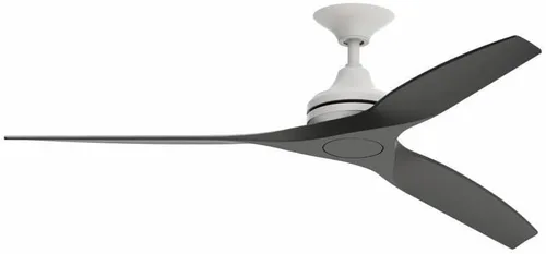 Miniatura 16 de Fanimation Spitfire - Ventilador de techo para interiores y exteriores de 60 pulgadas, níquel cepillado con cuchillas naturales