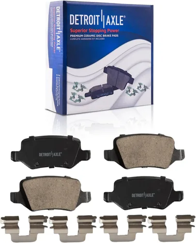 Miniatura 91 de Detroit Axle - Pastillas de Freno para Nissan Altima Sentra 350Z Juke INFINITI G35, Pastillas de Freno Cerámica Delanteras y Traseras Reemplazo