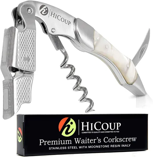 Miniatura 23 de Sacacorchos para camareros De HiCoup. Premium, todo-en-uno sacacorchos, abre botellas y cortador de lámina, Fine Ying Yang