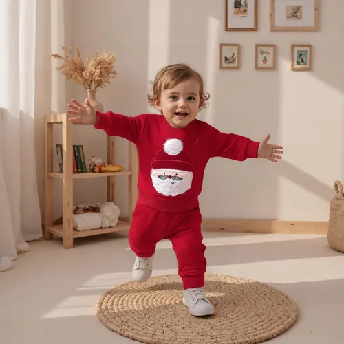 Miniatura 57 de Conjunto de camisa larga y divertida para bebé niño y niña, ropa de primera Navidad, 6, 12, 18, 24 meses, 2T