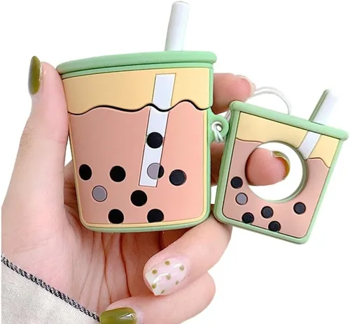 Miniatura 12 de UnnFiko Funda para Airpods Pro, funda protectora de silicona suave de dibujos animados 3D, linda funda creativa de carga para Airpods Pro con Z Huevo