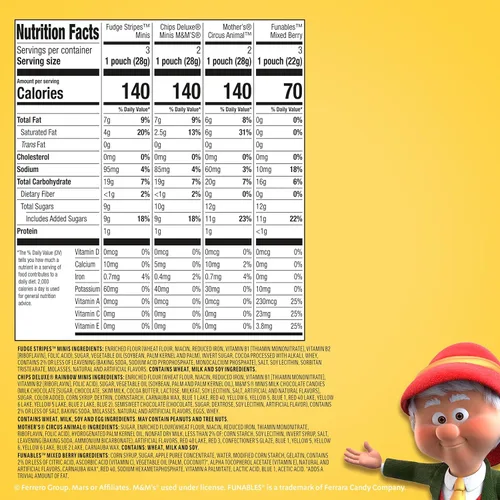 Miniatura 2 de Keebler Sweet Treat - Paquete variado de 10 unidades, incluye chips Deluxe, Funables, Fudge Stripes y Mother's Circus Animal Cookies, 9.4 oz