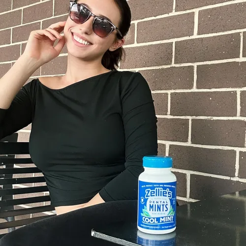 Miniatura 3 de Zellie's - Mentas frescas 100% xilitol para el aliento Sin aspartamo, sin gluten, veganas y kosher (250 unidades - Paquete de 1)
