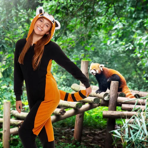 Miniatura 2 de Funziez! - Disfraz de animal de una pieza para adultos, diseño de felpa para Halloween, traje de cosplay de fruta para mujer y hombre