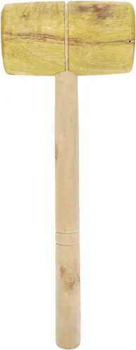 Miniatura 4 de Bitray Martillo de madera Molde de punto de cruz Mazo Barril en forma de mazo Herramienta de mano para carpintería