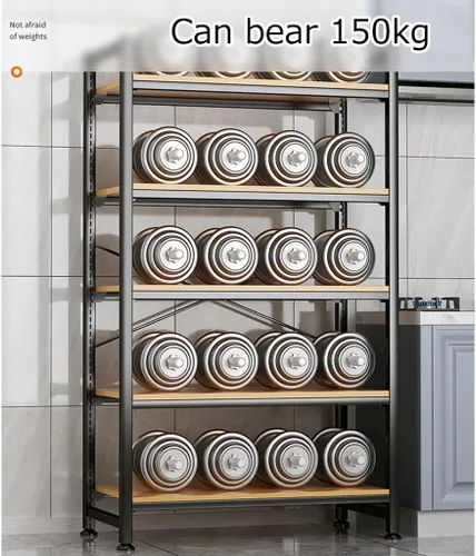 Miniatura 8 de Shelves Vintage Storage Rack with Open Shelves, 5 Tier Standing Bookshelf, load 110lbs Shelving Unit, for study, kitchen, living room, library