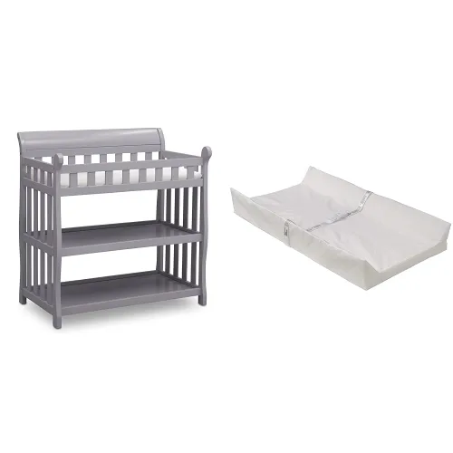 Miniatura 9 de Mesa para cambiar pañales Delta Children Eclipse con cambiador, gris