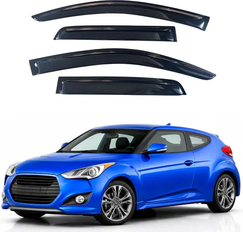 Miniatura 210 de Visor para ventana IG para Hyundai Venue 2020-2023, protector contra la lluvia, adhesivo extra duradero, deflector de viento para lado