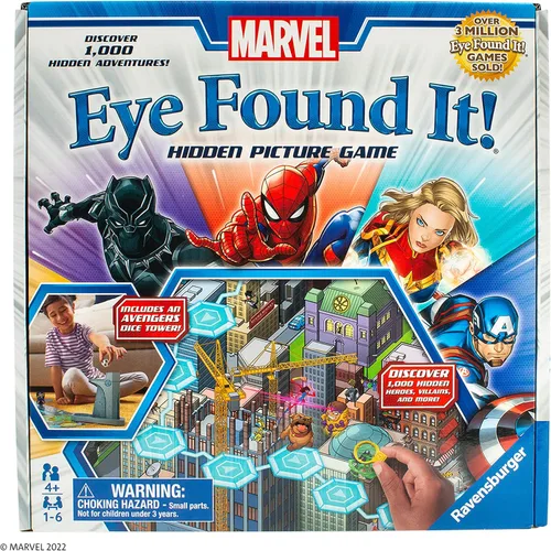 Miniatura 2 de Ravensburger Marvel Eye Found It! Juego de mesa - Juego de rompecabezas atractivo para niños y adultos Presenta personajes queridos de Marvel