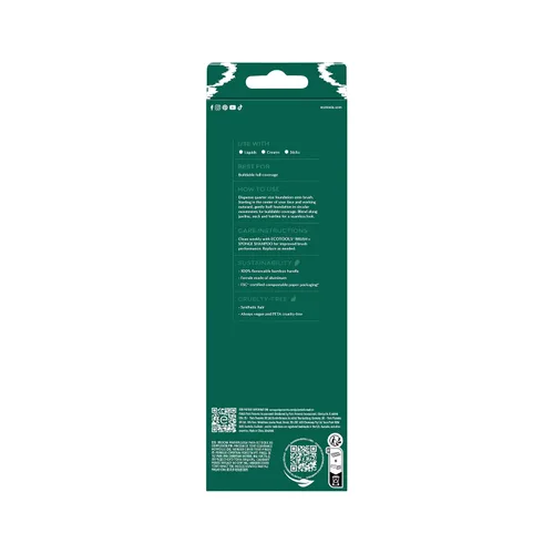 Miniatura 9 de EcoTools Wonder Cover - Brocha para cutis, brocha de maquillaje para aplicación y mezcla impecable de base, brocha base de cobertura completa