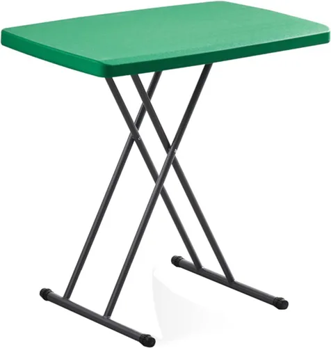 Miniatura 13 de Mesa plegable para tarjetas, altura ajustable, mesa de actividades plegable personal para uso doméstico, picnic, fiesta, sin montaje