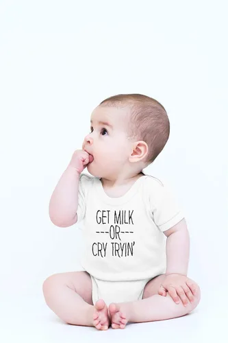 Miniatura 2 de Get Milk or Cry Tryin - Rap Parody - Lindo body de una pieza para bebé