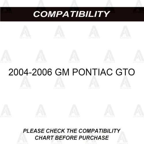 Miniatura 4 de AUTOACER Kit de suspensión de 2 piezas, brazos de control delanteros inferiores izquierdo y derecho compatible con GM 2004, 2005, 2006 GTO, números
