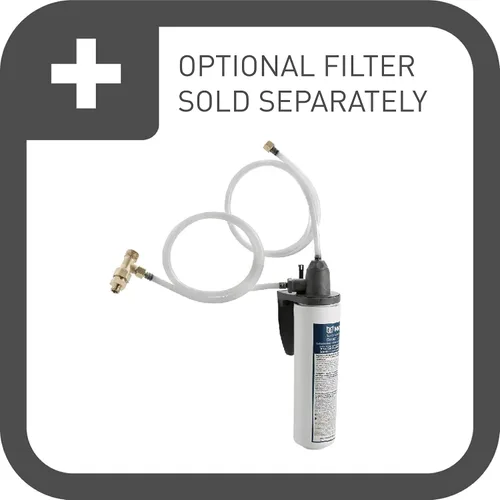 Miniatura 5 de Moen S5535BL Sinema Grifo de Bebidas de Una Sola Manija de Arco Alto de Montaje Único, Sistema de Filtración de Agua Opcional Disponible