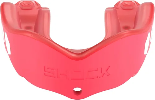 Miniatura 9 de Shock Doctor Gel Max - Protector bucal, protección resistente y ajuste personalizado, juvenil, frambuesa azul