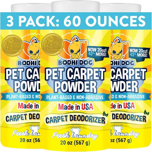 Miniatura 6 de Bodhi Dog Natural Carpet - Desodorante en polvo para alfombras – Eliminador de olores secos de mascotas y removedor de olores de orina – Afloja