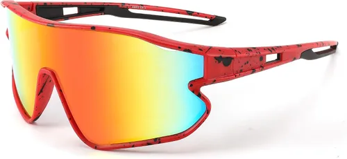 Miniatura 4 de FEISEDY Gafas de sol unisex para jóvenes, gafas de sol de béisbol y tenis, UV400 deportivas para niños y niñas, pantallas de ciclismo B4064