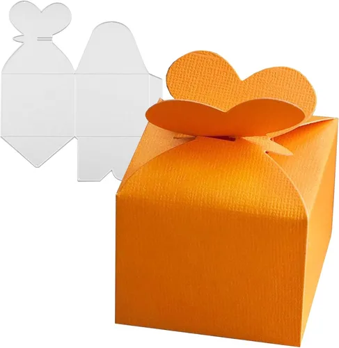 Caja de regalo para álbumes de recortes, caja de dulces pequeña, troqueles de corte de metal, cajas de corazón, troqueles para tarjetas de regalo de
