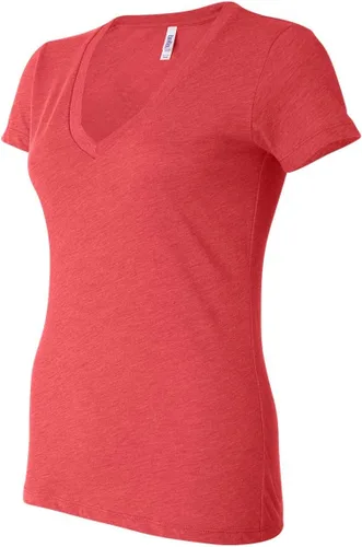 Miniatura 3 de Bella Canvas 8435 Ladies' Triblend Short-Sleeve Deep V-Neck T-Shirt