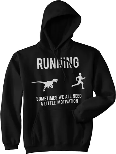 Miniatura 2 de Crazy Dog T-Shirts Sudadera con capucha divertida para correr motivación, sarcasmo, humor, correr, novedad